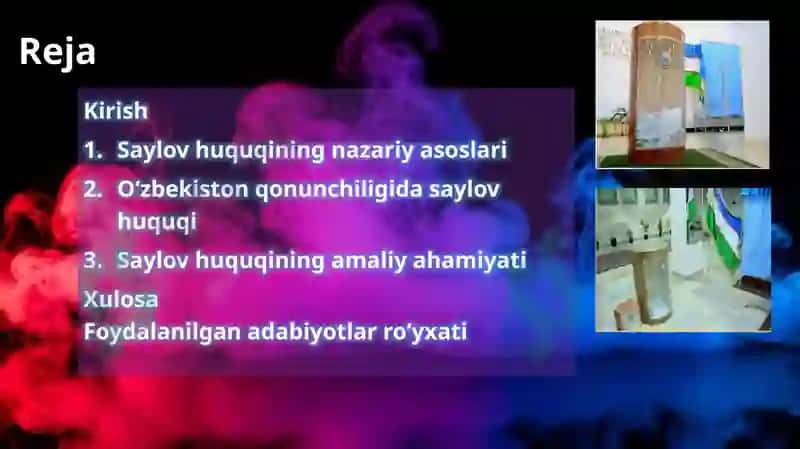 INSONINNING SAYLOV HUQUQI TUSHUNCHASI 2
