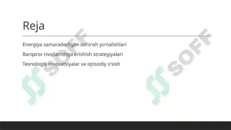 Energiya samaradorligini oshirish yo'nalishlari 2