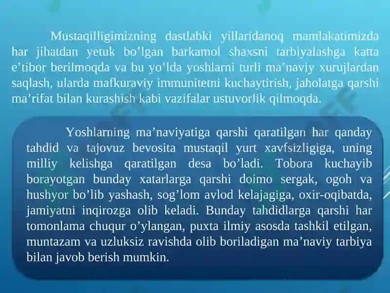 JAHOLATGA QARSHI MA’RIFAT 2