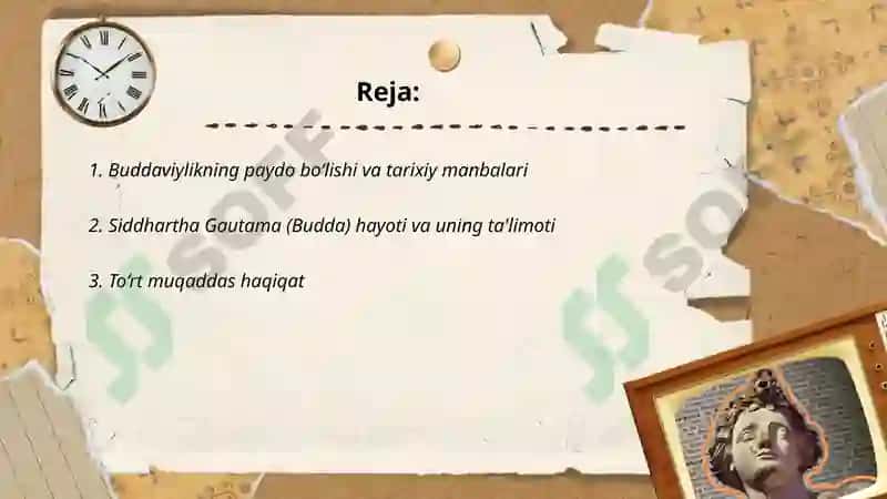 Buddaviylik dini, talimoti oqinlari va manbalari 2