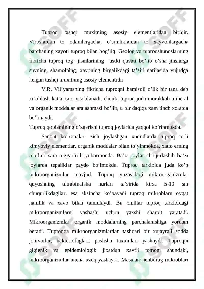 Tuproqni Ifloslantiruvchi 2