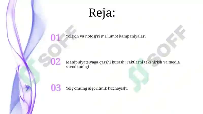 Zamonaviy axborot manipulyatsiyasi 2