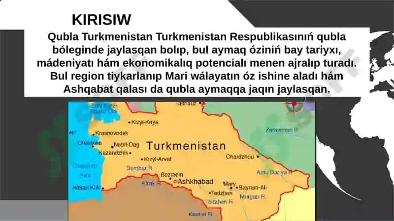 Qubla Turkmenistan qalalari 2
