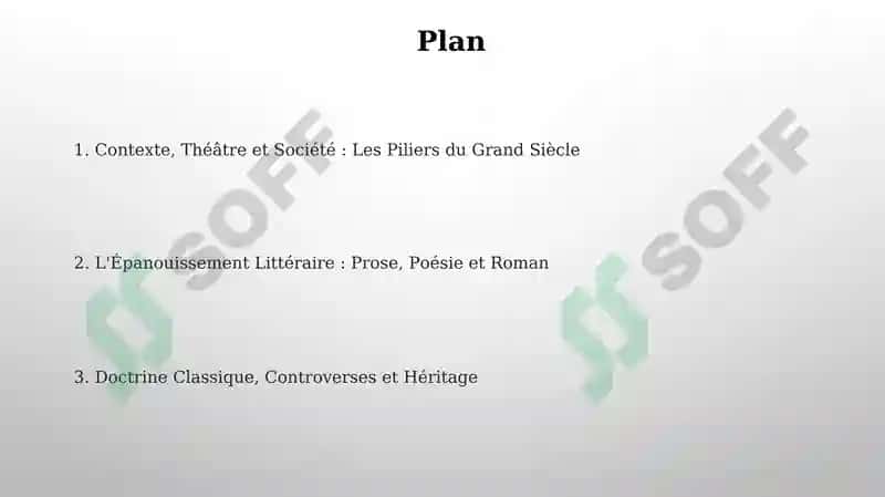 Lalittératuredu XVIIsiécle:Unâged'orfrançais 2