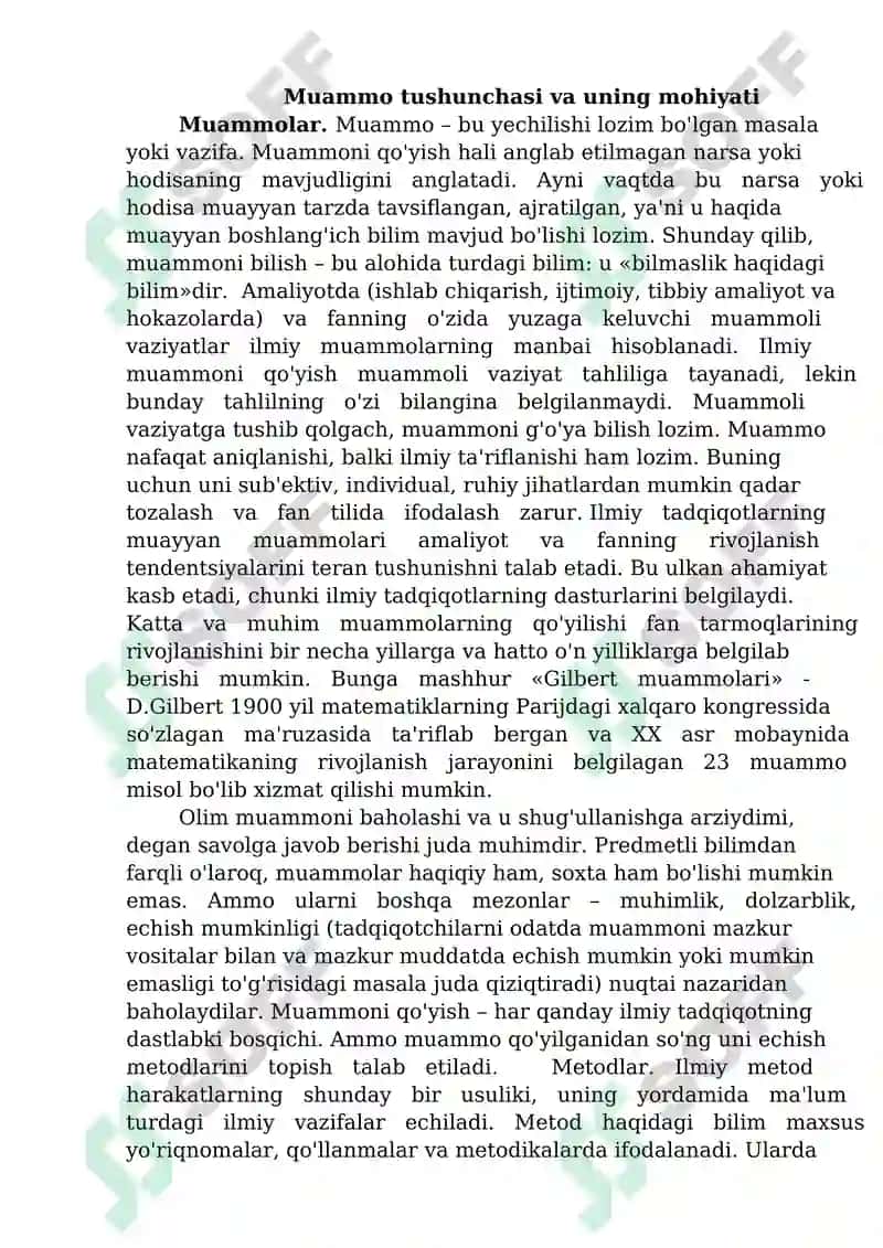 Muammo tushunchasi va uning mohiyati 2