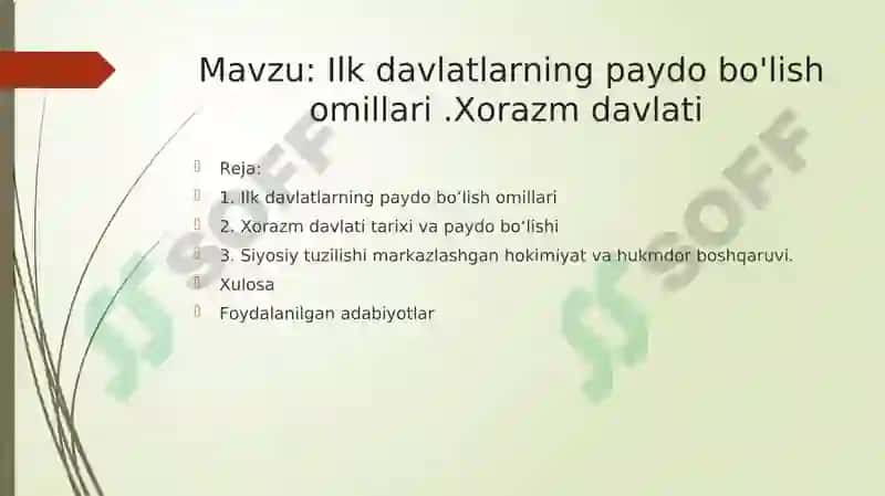 Xorazm Davlati Ilkdavlatlar Tarixi va Paydo Bo‘lishi 2