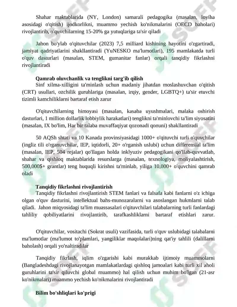 O'qituvchining jamiyatda tutgan o'rni 2