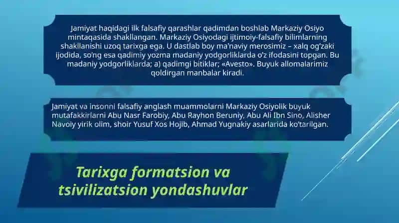 Jamiyat falsafasi va insonborlig‘i 2