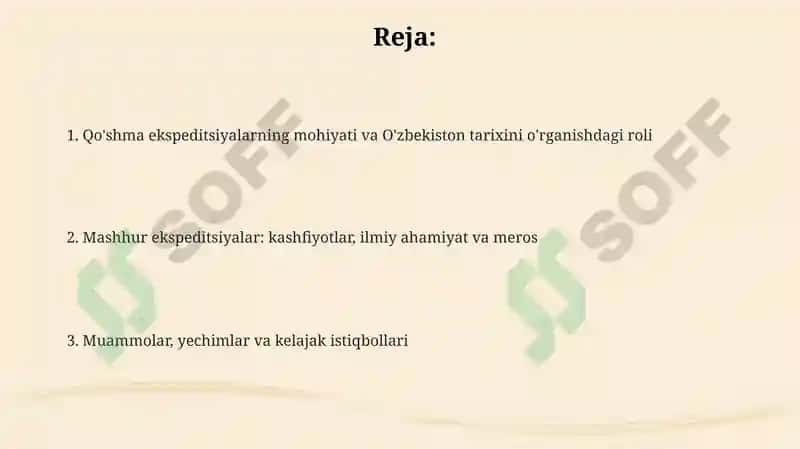 O'zbekiston tarixini o'rganishda qo'shma ekspeditsiyalar va ularning ahamiyati 2