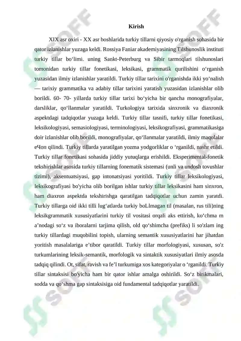 Turkiy tillarning umumiy tavsifi 2