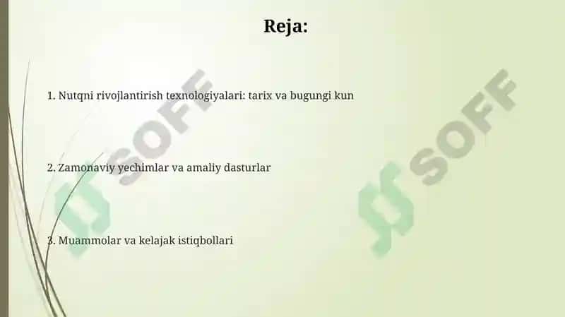 Nutqni rivojlantirish texnologiyalari 2