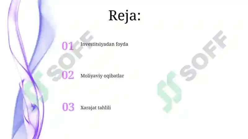 Xarajat tahlili 2