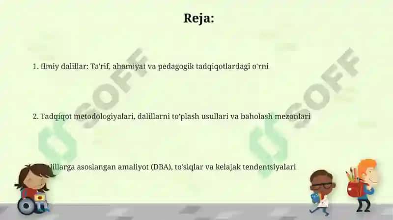Ilmiy dalillarning pedagogik izlanishlardagi o'rni 2