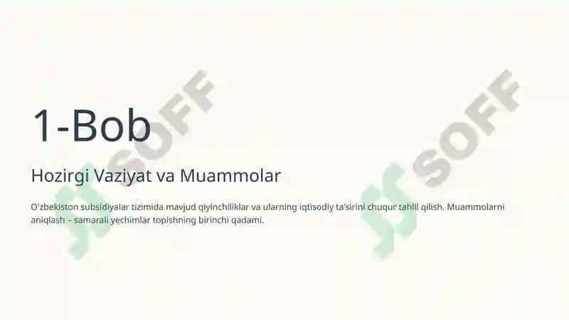Subsidiyalar Tizimini Takomillashtirish 2