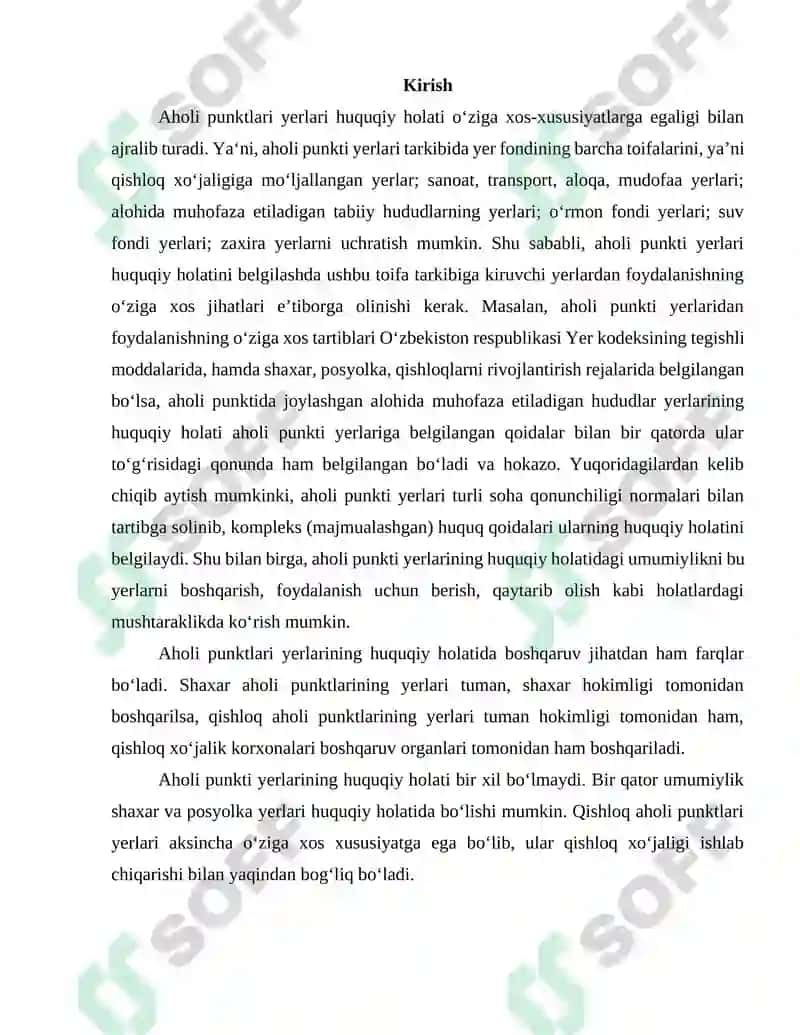 AHOLI PUNKTI YERLARI TUSHUNCHASI VA TURLARI 2