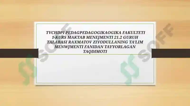 MAKTAB MENEJMENTI 2