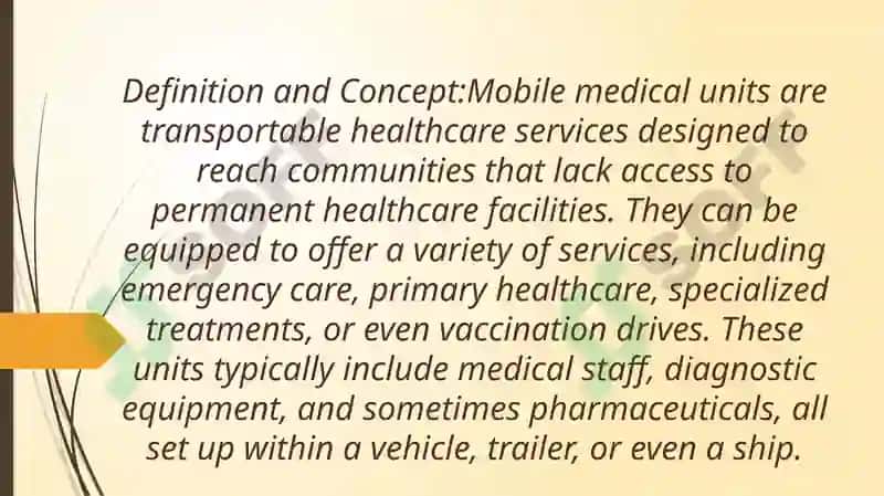 Mobile medical units in the world 2