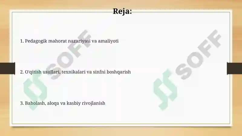 Pedagogik mahorat asoslari 2