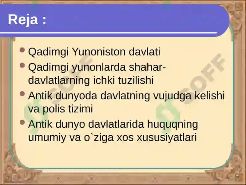 Qadimgi Yunoniston davlati va huquqi 2