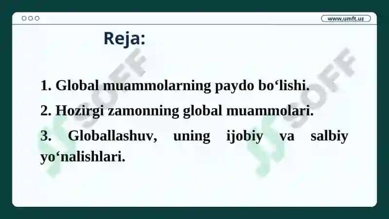GLOBALLASHUV VA BARQAROR TARAQQIYOT FALSAFASI 2