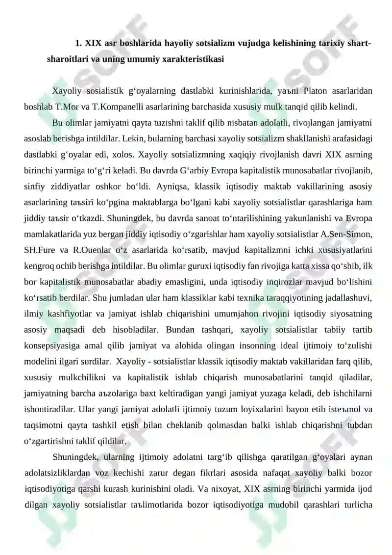 Xayoliy Sotsializm Tarixi 2