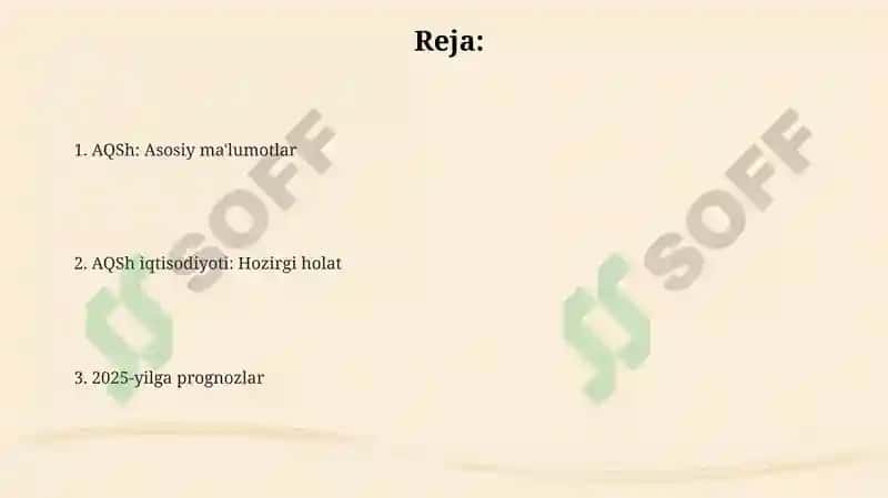 AQSH iqtisodiyoti 2