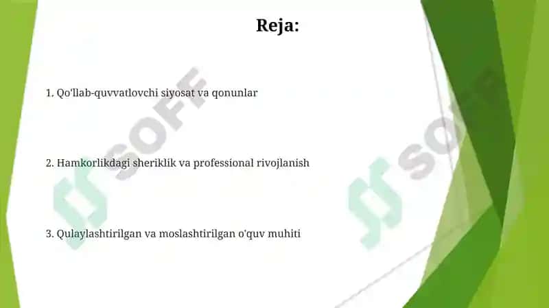 Bolalarni samarali inkilyuziv ta'lim olish 2