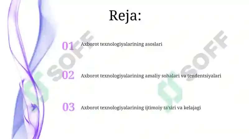 Axborot texnologiyalari 2