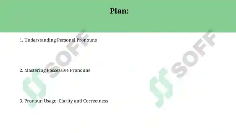 Understanding Personal and Possessive Pronouns 2