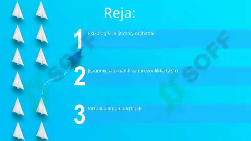 Virtual olamga qaramlik va uning oqibatlari 2