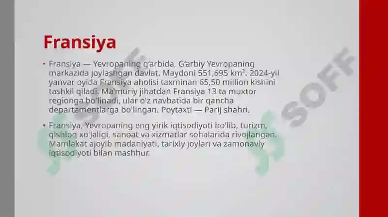Fransiya statistikasi 2