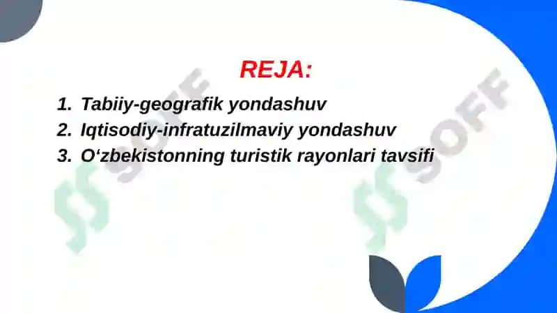 O'zbekistonda turistik rayonlashtirishda yondashuvlar 2