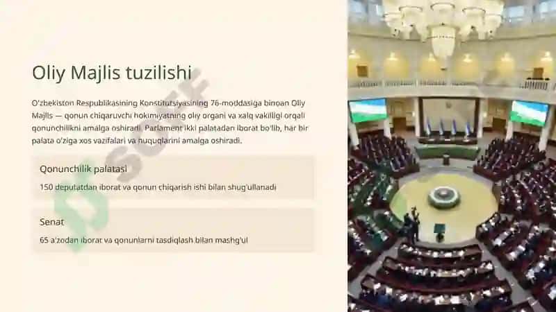 O'zbekiston Respublikasi Oliy Majlisi 2