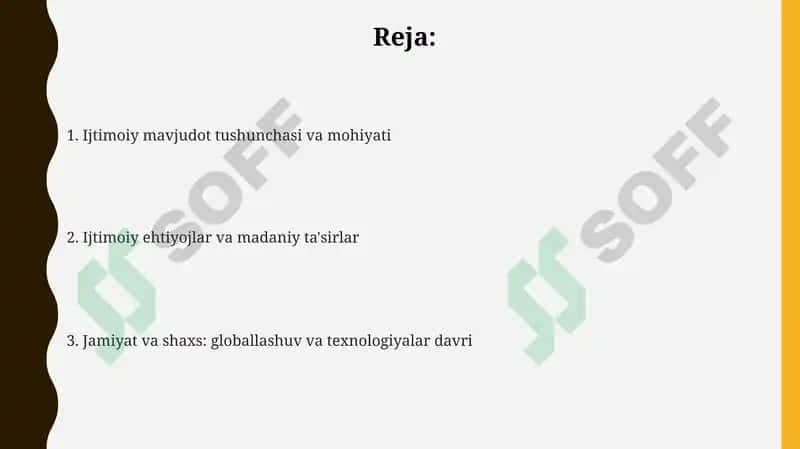 Ijtimoiy mavjudot 2