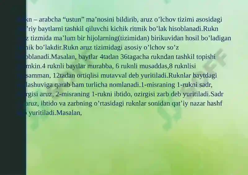 Rukn haqida ma’lumot 2