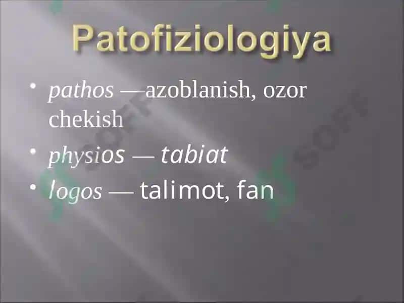 Umumiy nozologiya 2