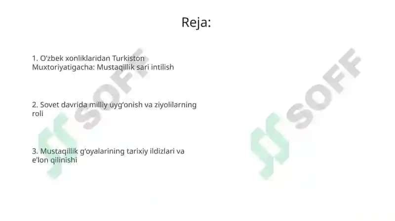 Oʻzbekistondamustaqillikǵoyalariningtarixiyasoslari(XVIasrdanXXasrgacha) 2