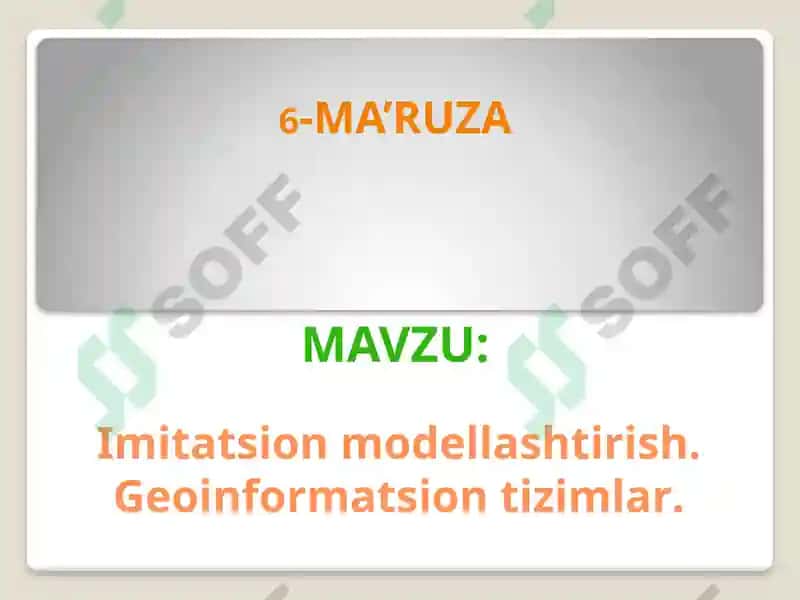 Ma’ruza Materiallari 2