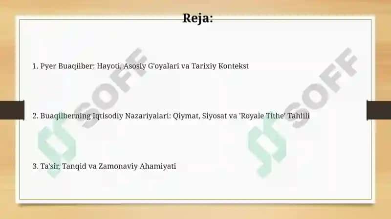 Pyer Buaqilber: Hayoti, Asosiy G'oyalari va Tarixiy Kontekst 2