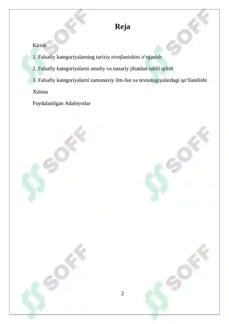 Falsafiy Kategoriyalar 2