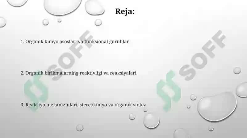 Organik Kimyo Asoslari 2