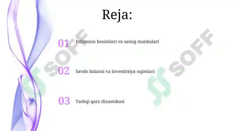 Inflatsion bosimlari va uning manbalari 2