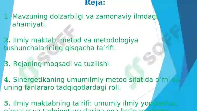 Ilmiy maktab, metod va metodologiya tushunchalari 2