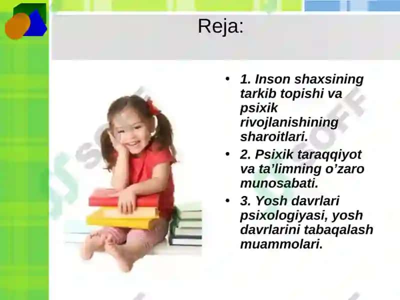 Psixiktaraqqiyot va ta`lim 2