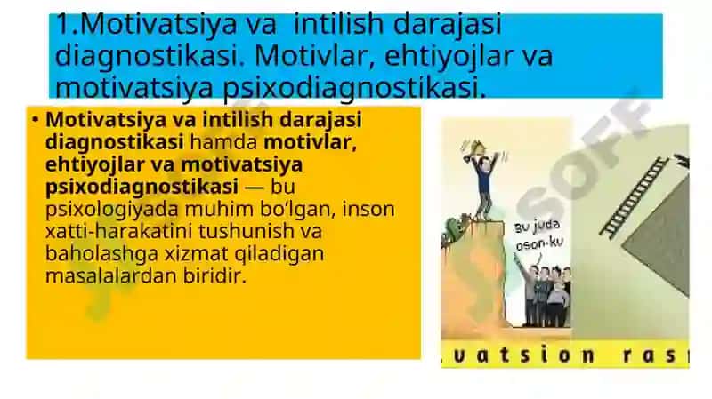 Shaxsning motivatsion sohasi psixodiagnostikasi 2