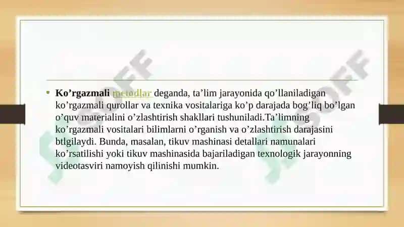 Biologiyadan ko‘rgazmali qurollar fanining tarixi 2