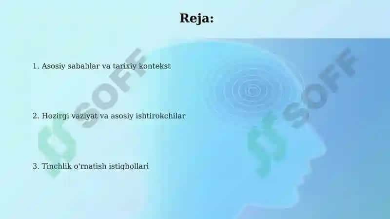 Mojaroning tarixiy ildizlari 2