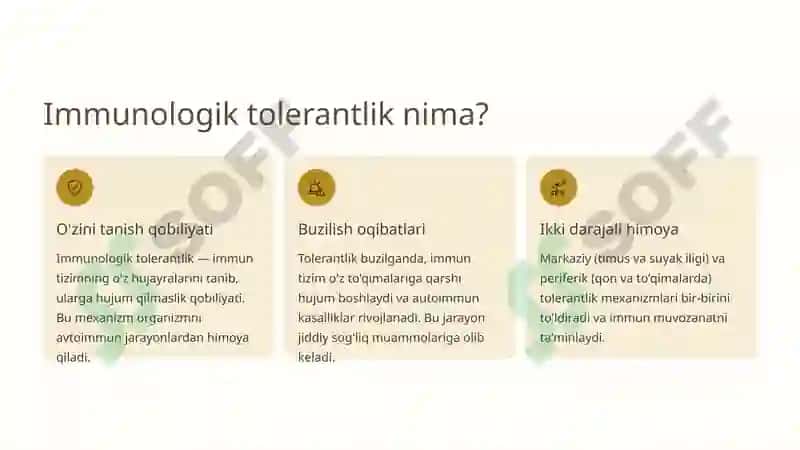 Immunologik tolerantlik nuqsonlari va autoimmun kasalliklar 2