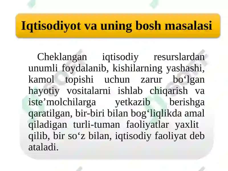 Iqtisodiyot 2