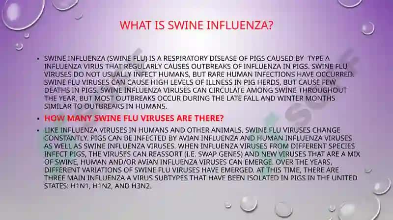 Swine and avian influenza and their current problems 2